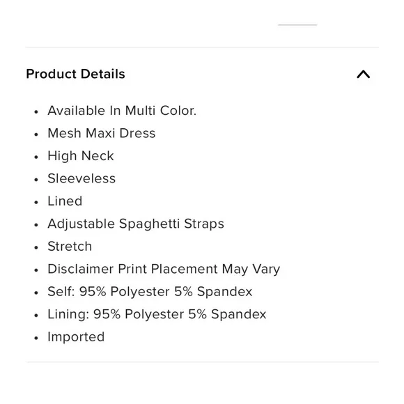 Fashion Nova Multi Color 🌈 Maxi Dress BNWT size 1X - Picture 4 of 6